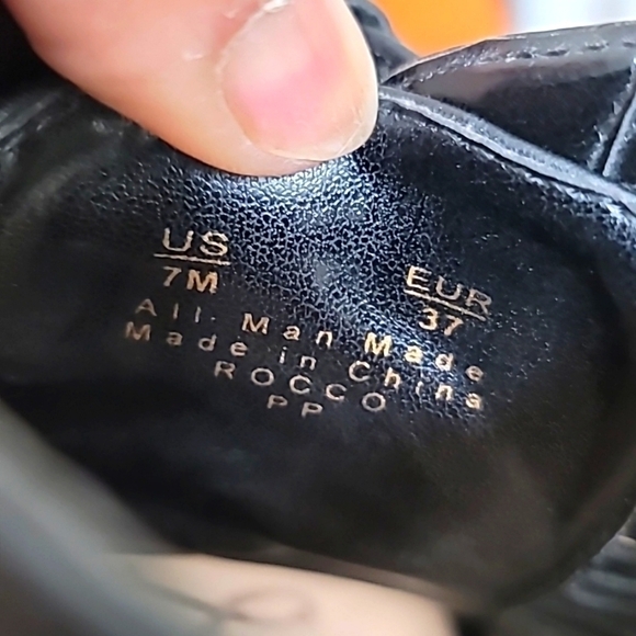 SAM EDELMAN WOMEN'S BLACK  ROCCO LACE UP BOOTIE SANDALS SIZE 7 - Picture 9 of 10